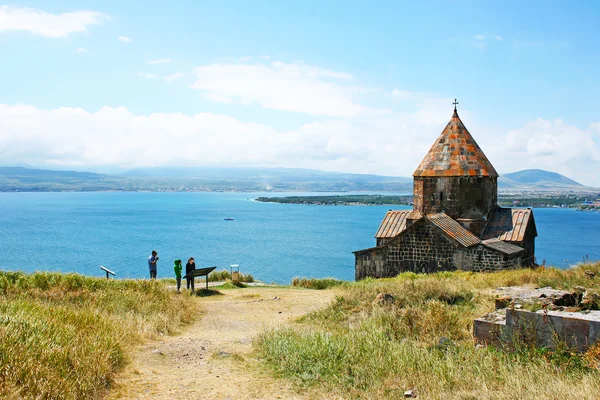 Möwe auf dem See Sevan — Stockfoto