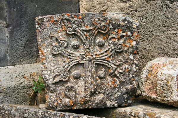 Khachkar lub kamień krzyżowy — Zdjęcie stockowe