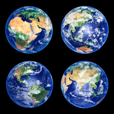 Earth Globes clipart