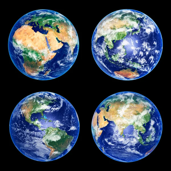 Aarde globes — Stockfoto