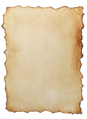 Aged paper clipart