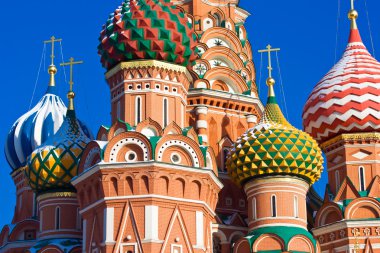 Saint Basil's Cathedral domes clipart