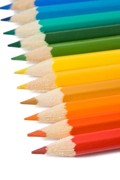 Färgade pennor — Stockfoto