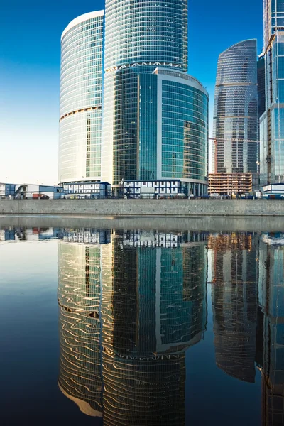 Международный бизнес-центр "Небоскребы", Москва — стоковое фото