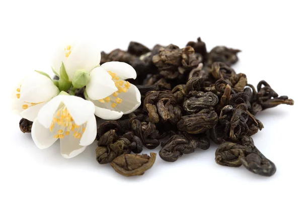 Grönt te med Jasmine — Stockfoto