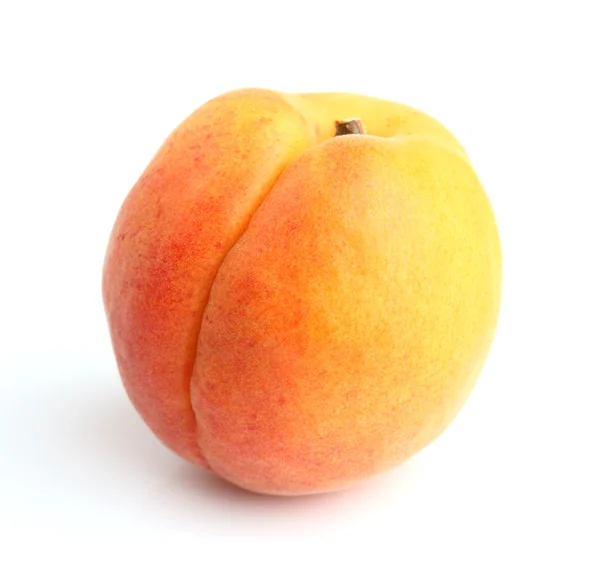 Один спелый абрикос — стоковое фото