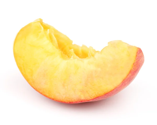 Sweet slice of peach — Stock Photo, Image