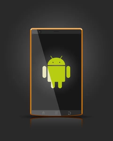 Dispositivo Android mobile vettoriale — Vettoriale Stock