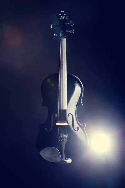 Modern black violin — Stock Photo, Image