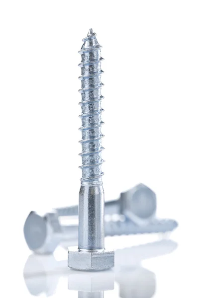 Isoelevated screw-bolts — стоковое фото