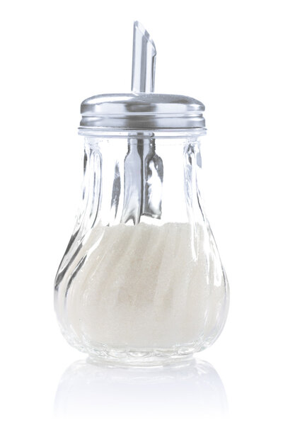 Sugar dispencer isolated