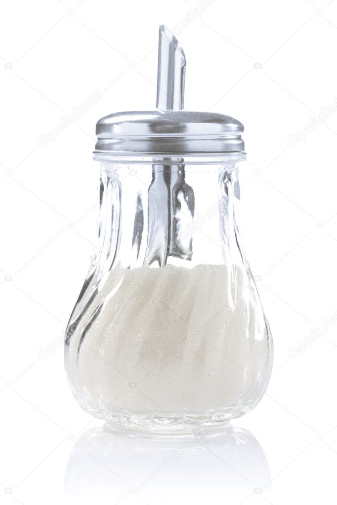 Sugar dispencer isolated