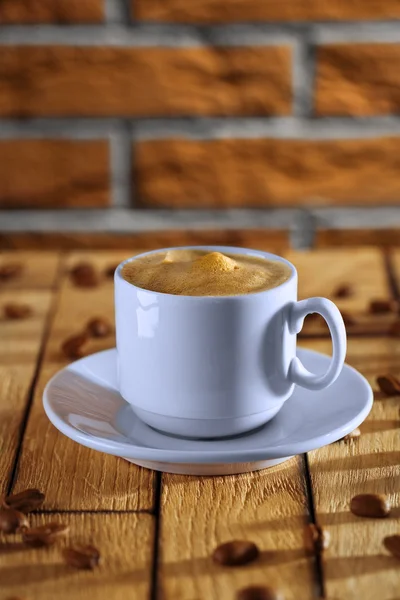 Xícara com café expresso — Fotografia de Stock