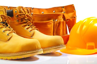 Belt boots hardhat clipart