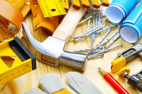 Gran composición de herramientas de construcción —  Fotos de Stock