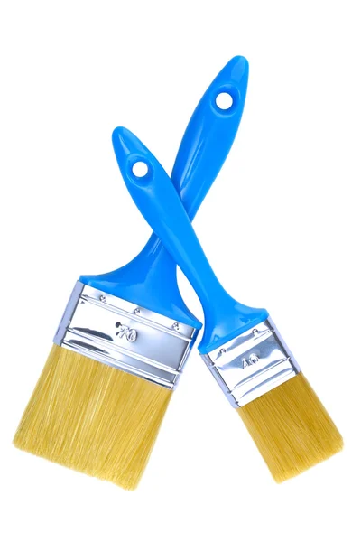 Two isolated paint brush — Stock Photo, Image