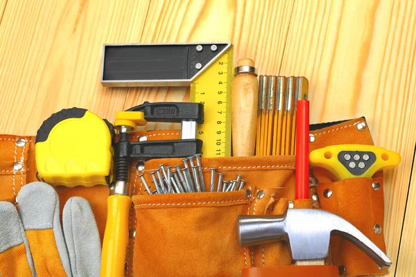 Set of carpentry tools — Stock Photo, Image