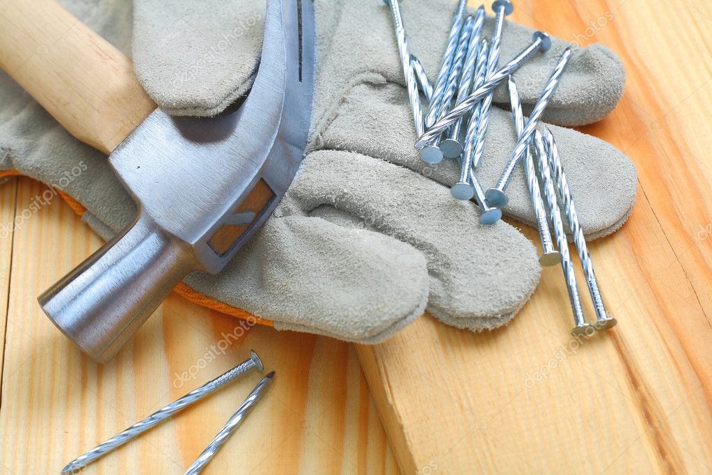 Set of carpentry tools Stock Photo by ©mihalec 11681944