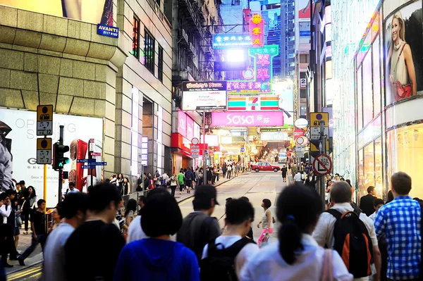 香港老街 — 图库照片