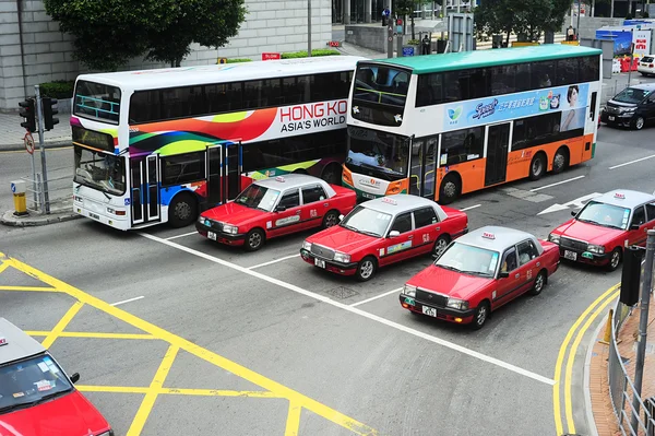 Общественный транспорт Гонконга — стоковое фото