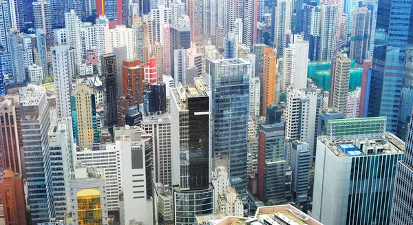 Geschäftsviertel von Hongkong — Stockfoto