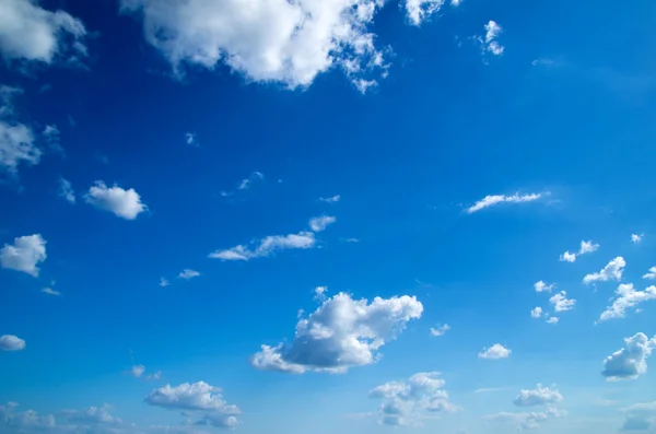 Wide Angle Blue Sky With Many White Cloud Stock Photo, Picture and
