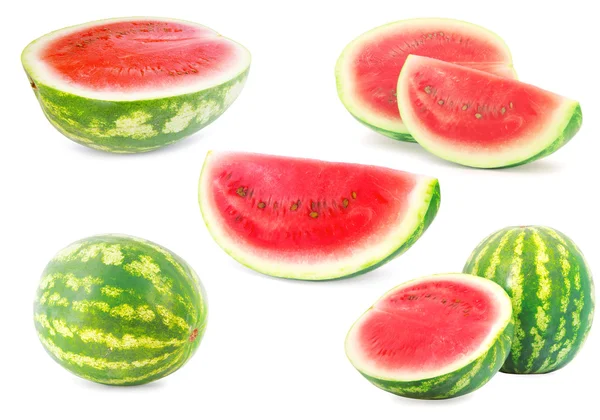 Collectie van watermeloenen — Stockfoto