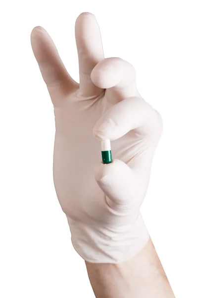 Pill i hand — Stockfoto