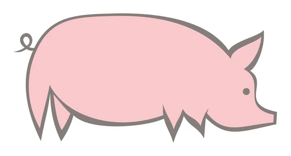 Значок свиньи — стоковое фото