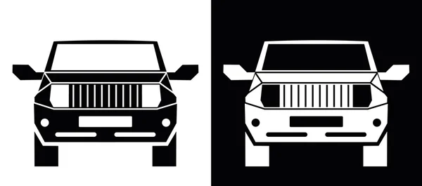 Off-Road aracı simgesini — Stok fotoğraf