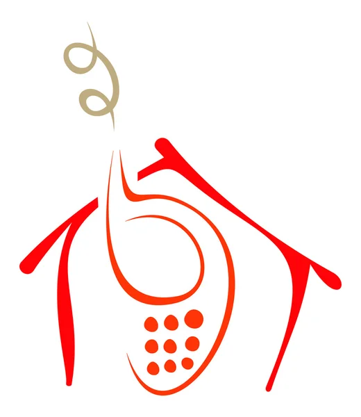 House phone icon — Stock fotografie