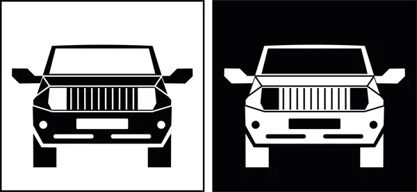 Off-Road aracı simgesini — Stok Vektör
