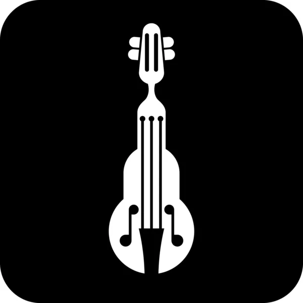 Geigen-Vektor-Ikone — Stockvektor