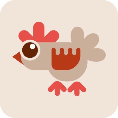 Cock - vector icon clipart