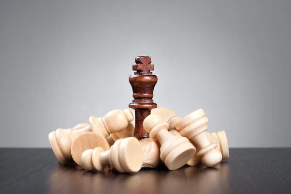 Seger schack koncept — Stockfoto