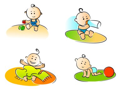 Funny childs clipart