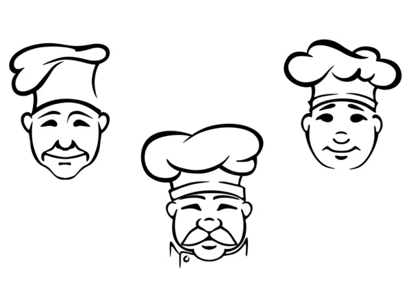 Cuisiniers et chefs — Image vectorielle