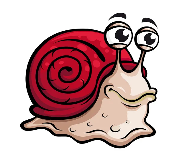 Escargot lent — Image vectorielle