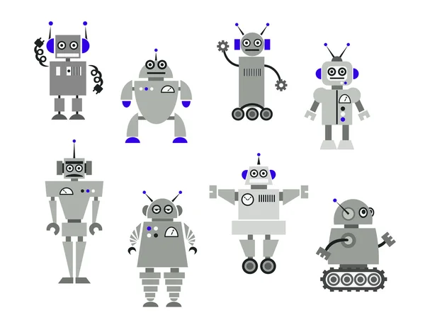 Robot oyuncaklar — Stok Vektör