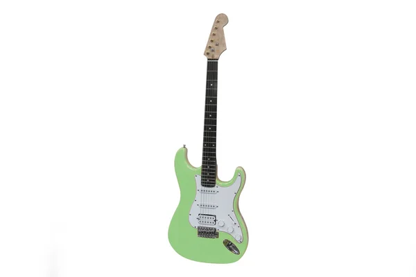 Grüne Gitarre — Stockfoto