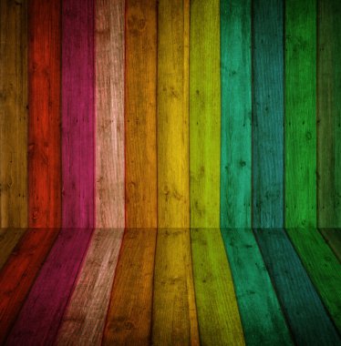 Colorful wood Background clipart