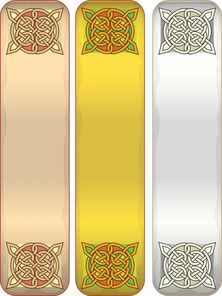 La cinta con celta el ornamento — Vector de stock