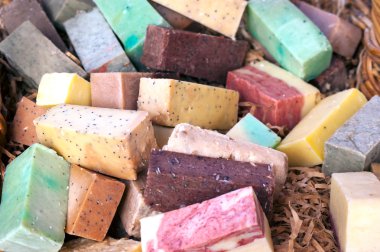 Colorful Soap bars clipart