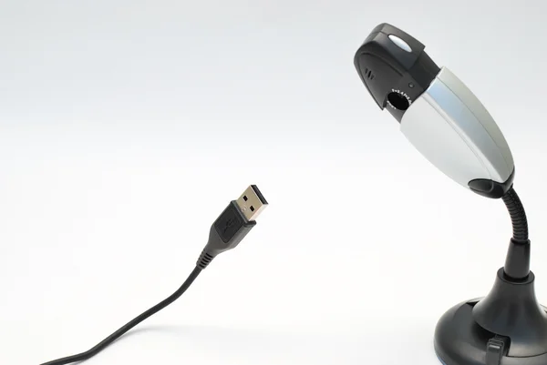 Webcamera и USB — стоковое фото