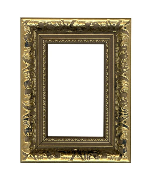 Picture photo frame to put your own pictures in (isolated with c — Stock Photo, Image