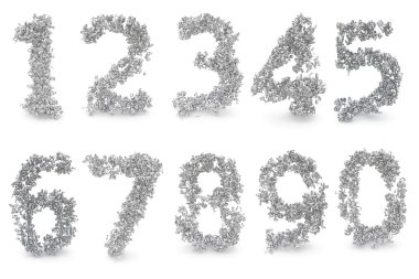 3d haneli numaraları yapılan bir dizi