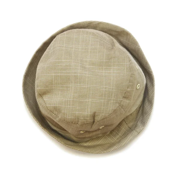 Бежевий дитячий панамський капелюх — стокове фото
