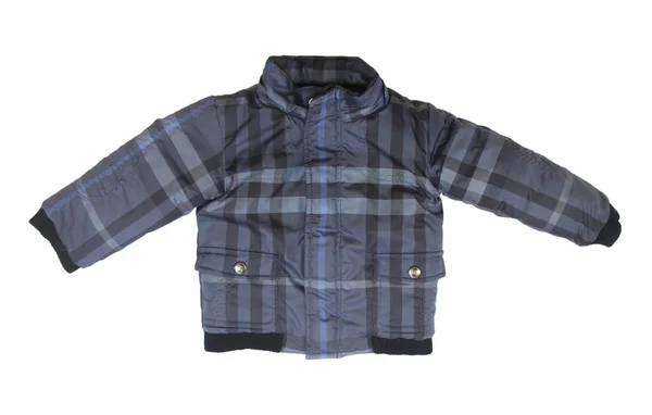 Baby blue checkered jacket — Stock Photo, Image