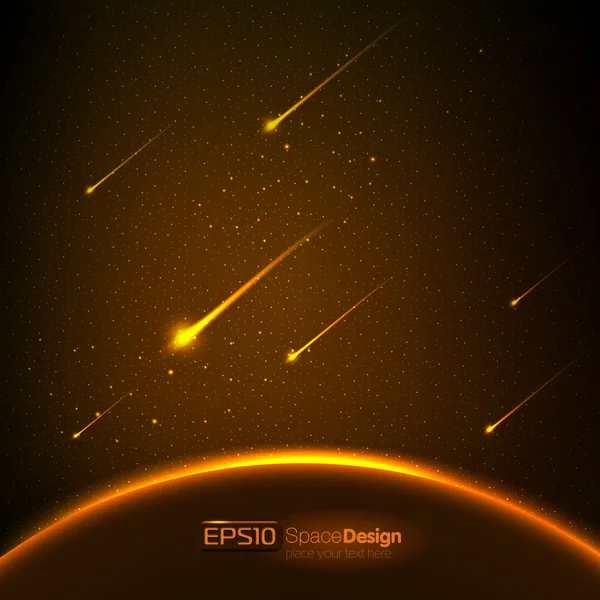 stock vector Space background
