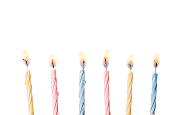 Candele di compleanno — Foto Stock